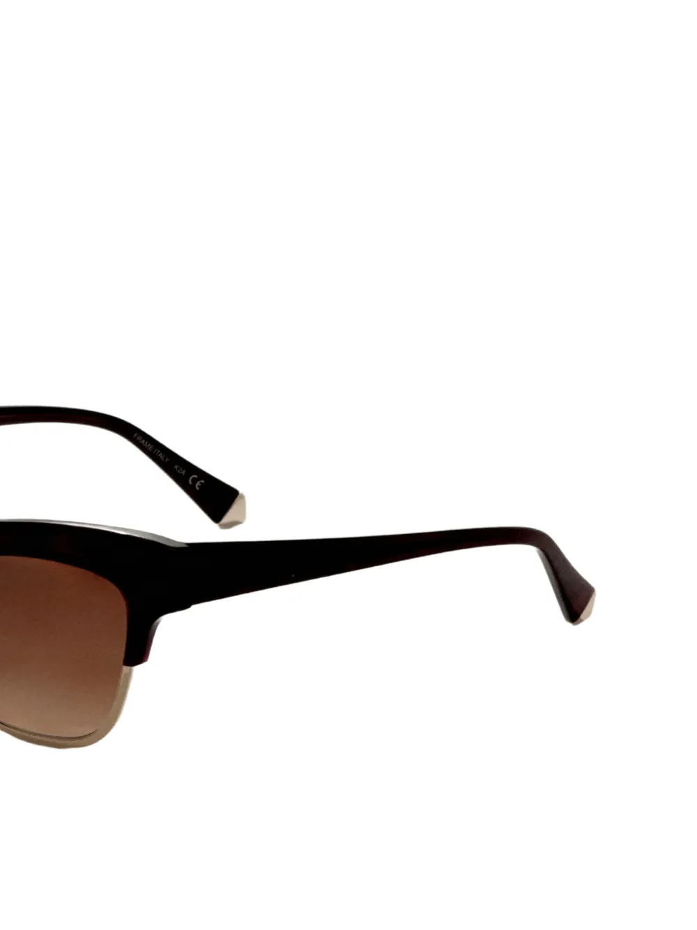TURA x Kate Young Debbie zonnebril met cat-eye montuur Rood