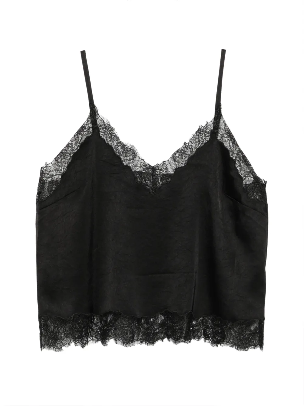 Citizens of Humanity lace-trim camisole top - Nero