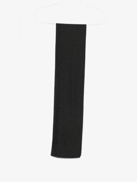 Cenere GB polka-dot fringed scarf