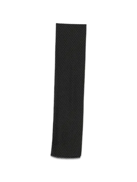 Cenere GB polka-dot fringed scarf