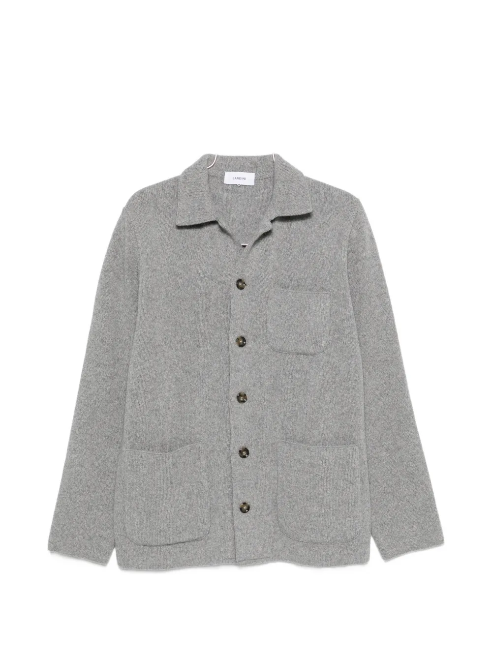 Lardini button-fastening cardigan - Grigio