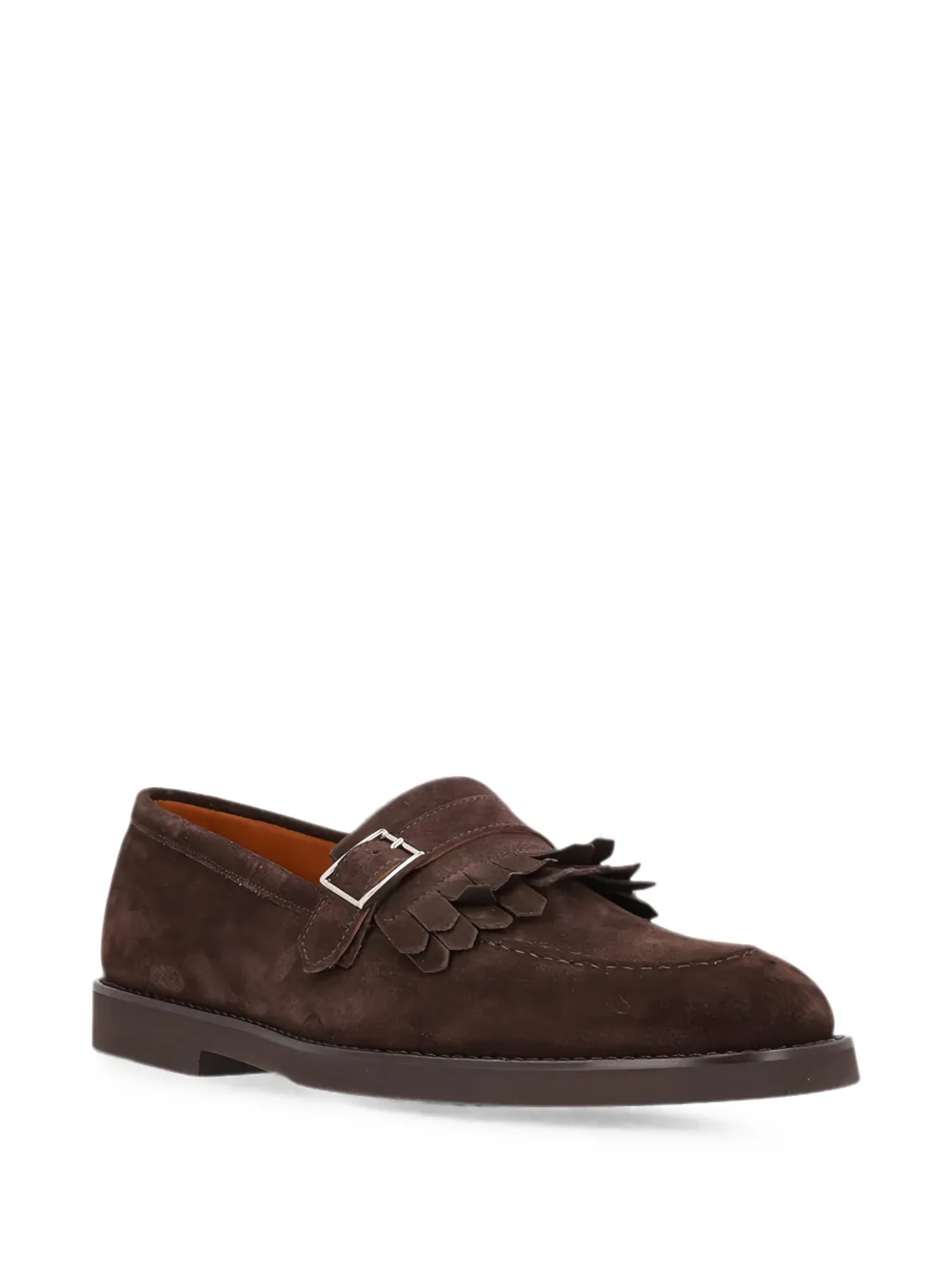 Doucal's fringed buckle-fastening loafers Bruin