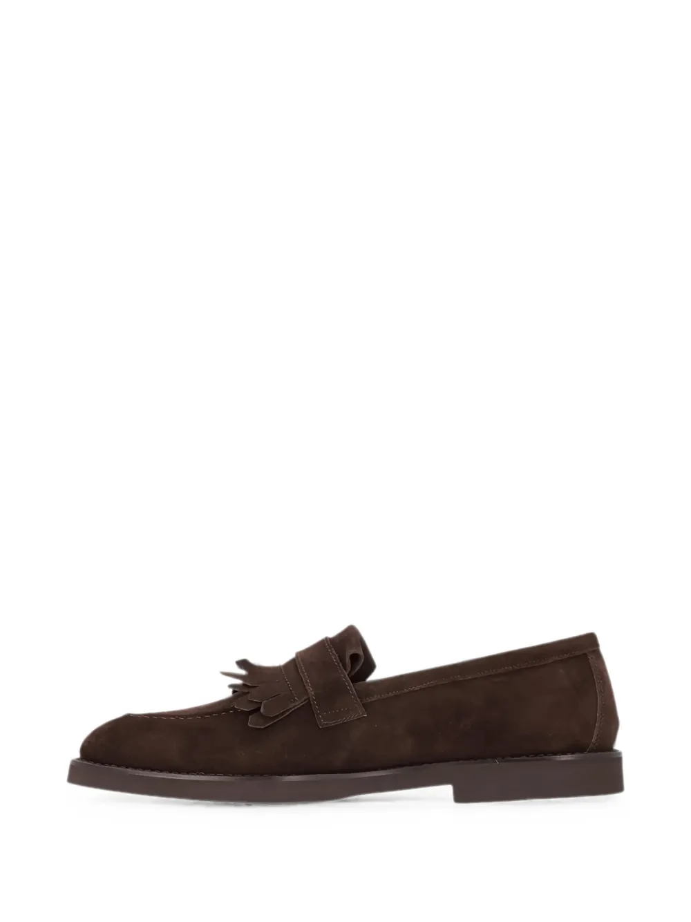 Doucal's fringed buckle-fastening loafers Bruin