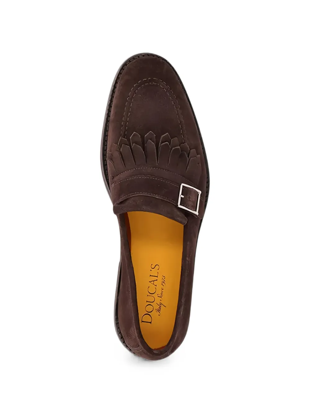 Doucal's fringed buckle-fastening loafers Bruin