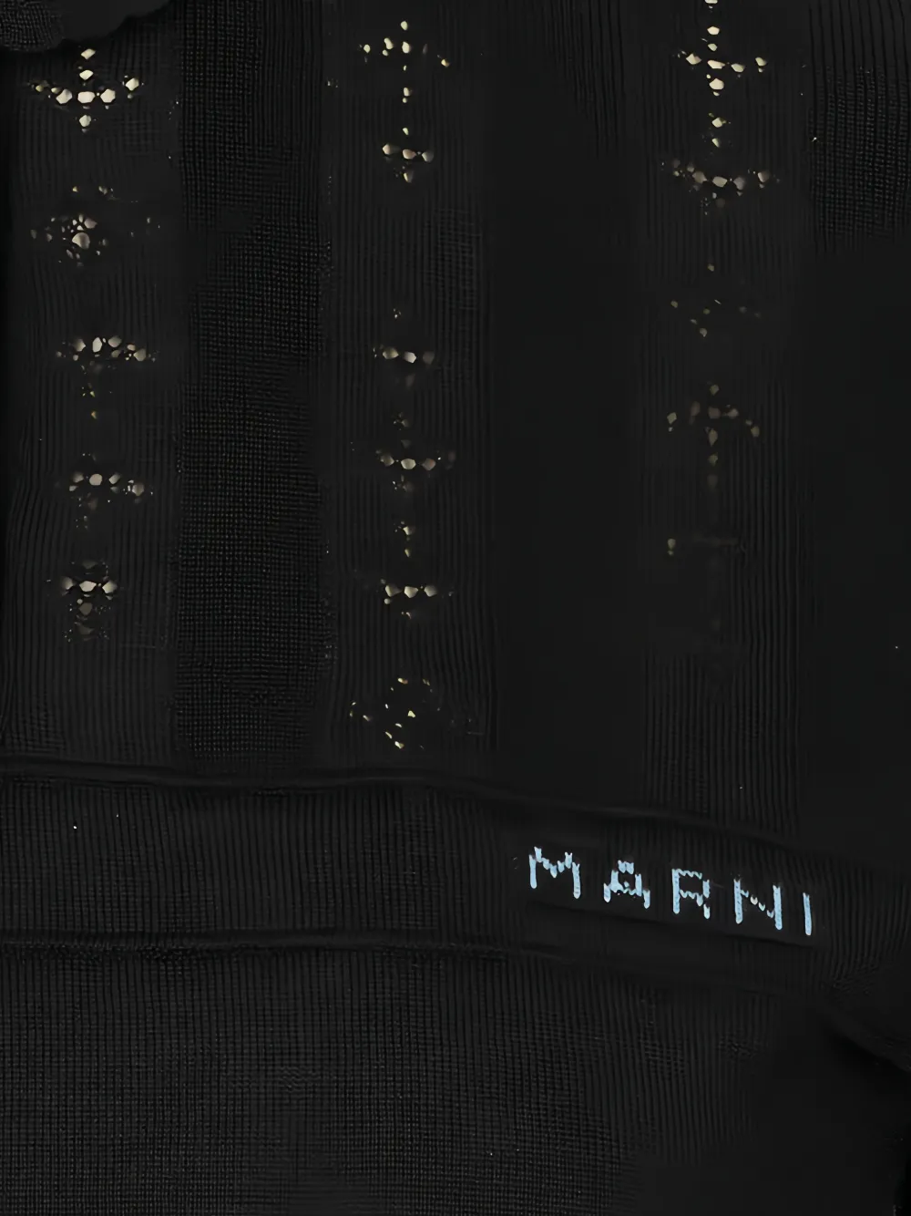Marni Poloshirt met print Zwart