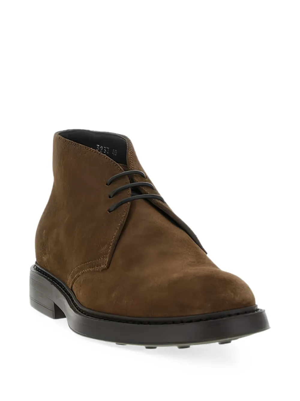 Doucal's lace-up suede boots Bruin