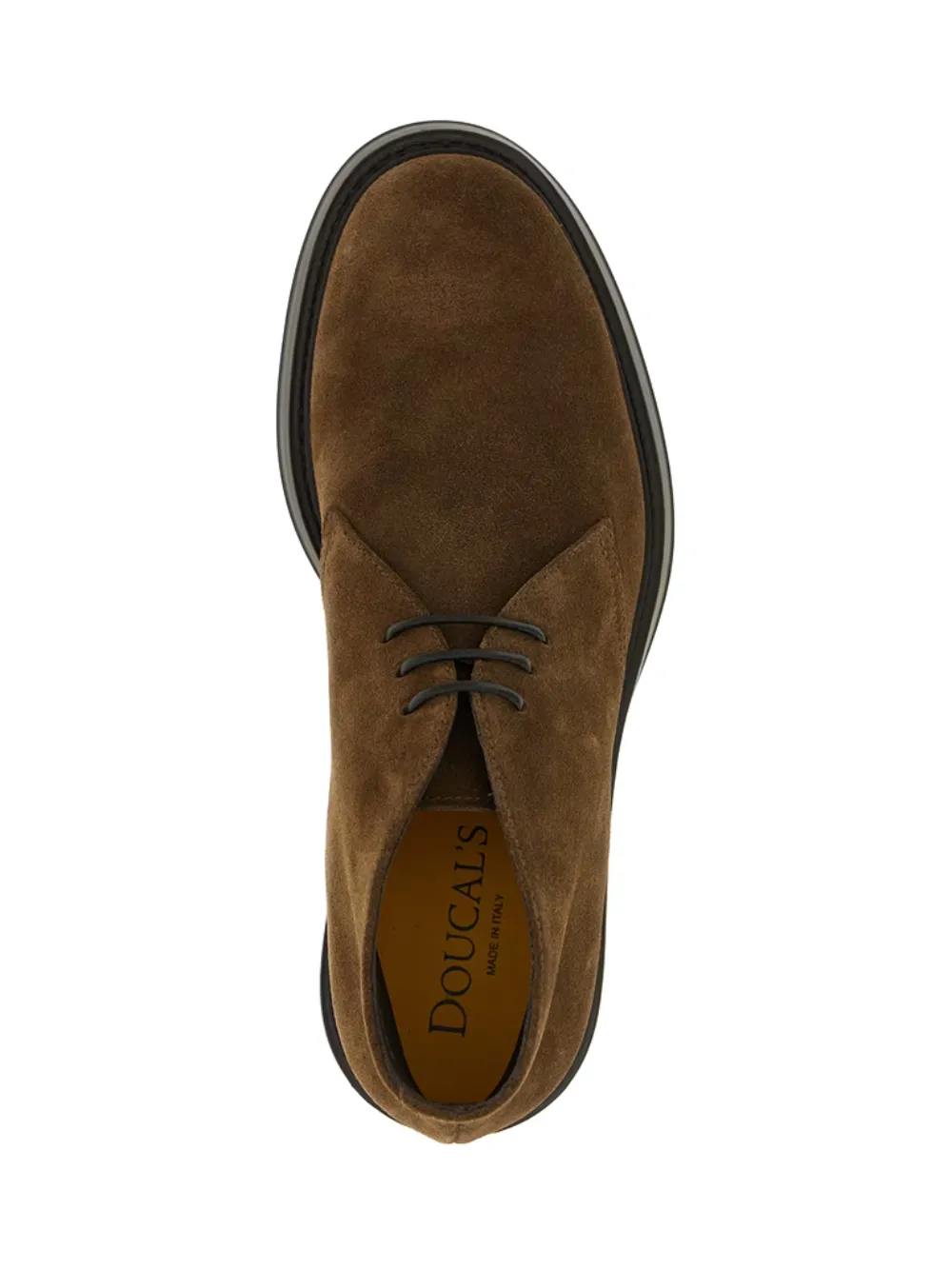Doucal's lace-up suede boots Bruin