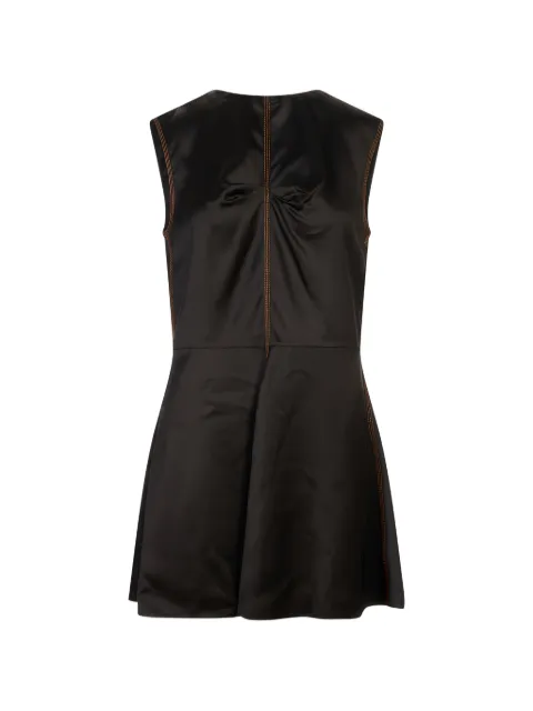 Marni contrast-stitch sleeveless dress