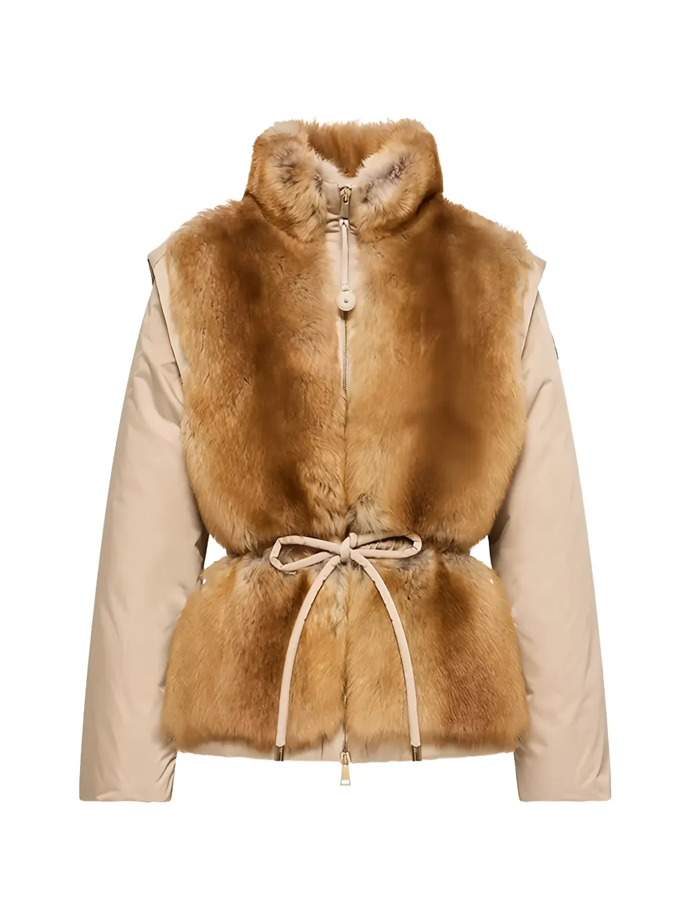 Moncler 블레이로 투인원 시어링 다운 재킷 | 뉴트럴 | Image 1
