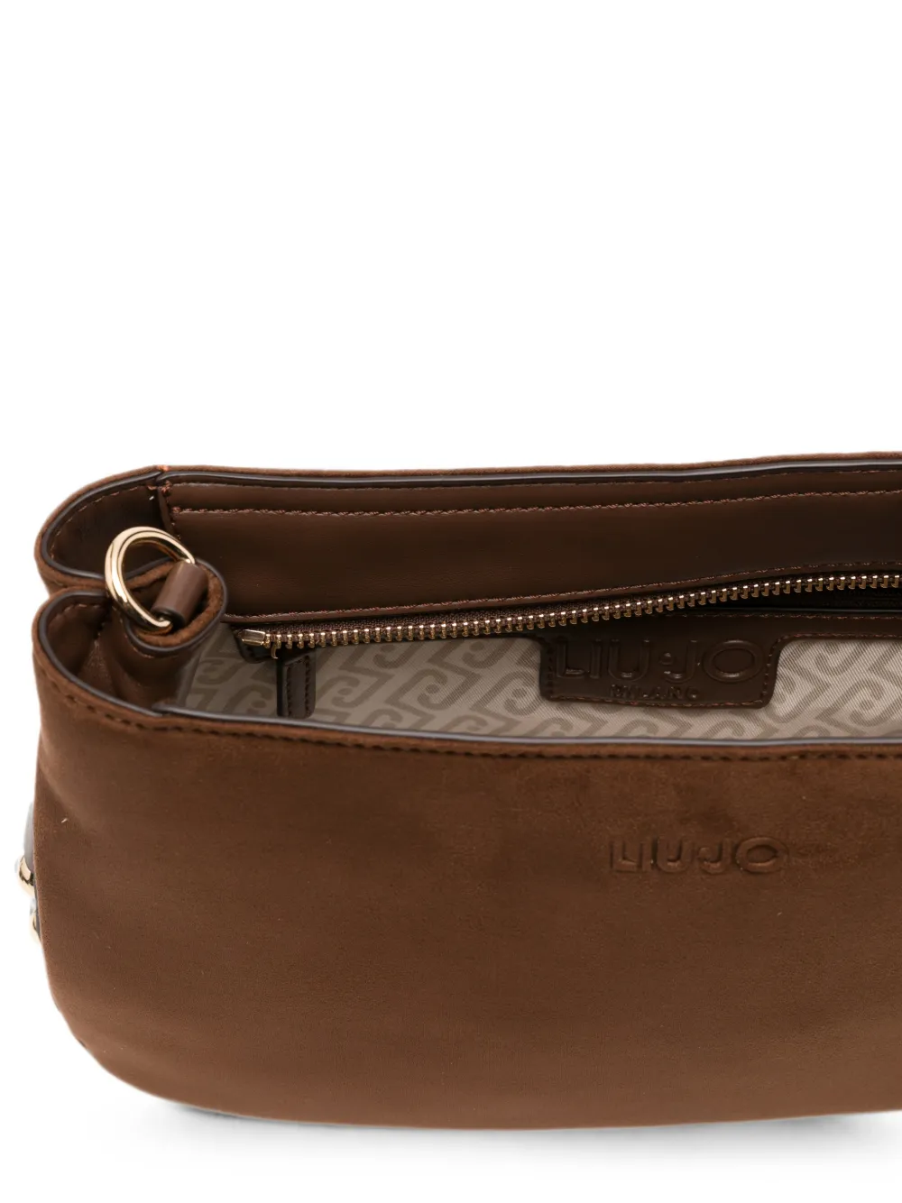 LIU JO Crossbodytas met logo-reliëf Bruin