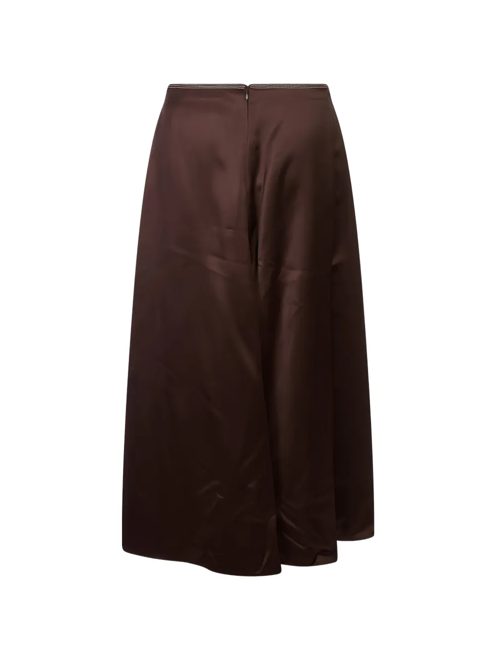 Marni Midi-rok met contrasterend stiksel Bruin