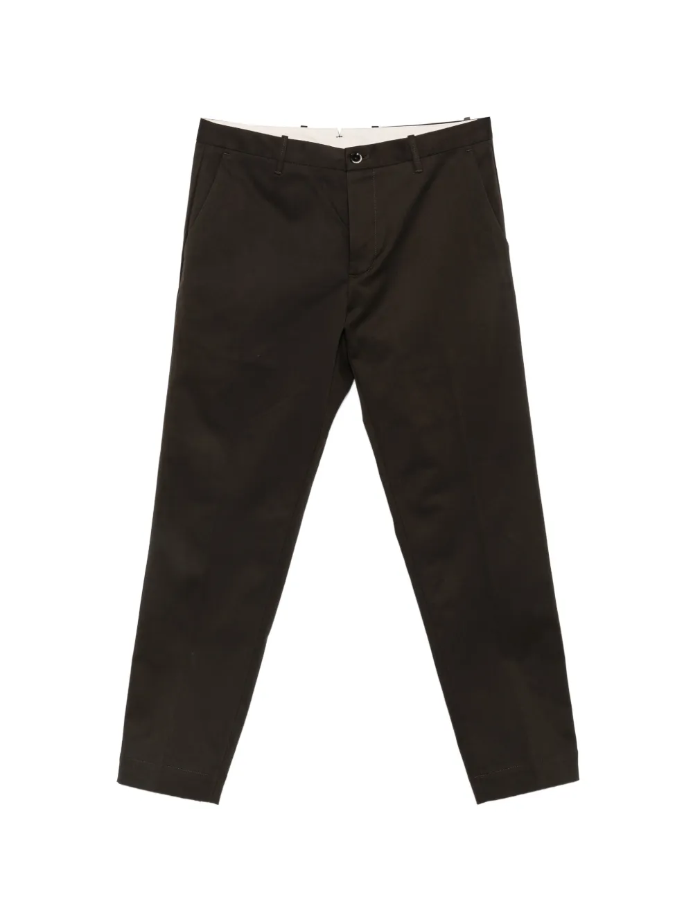 Nine In The Morning slim-fit button-fastening chinos - Braun