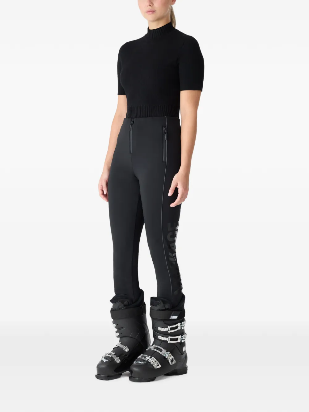Mackage Zavi skibroek met logoprint Zwart