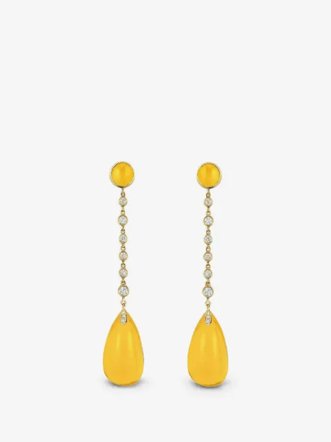 Goshwara citrine and diamond earrings