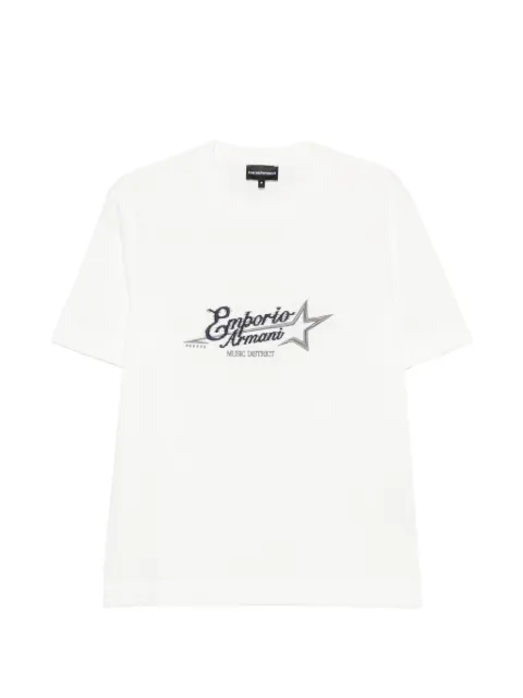 Emporio Armani T-shirt in heavy single jersey with a regular fit
