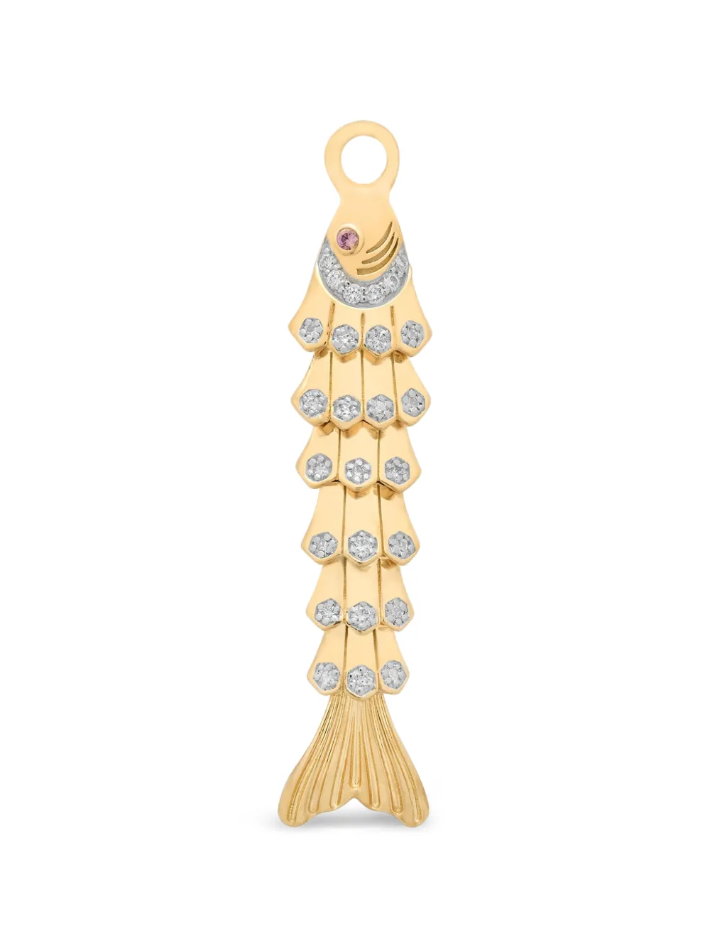 Sara Weinstock Saphir- und Diamantanhänger mit Fischmotiv - Gold