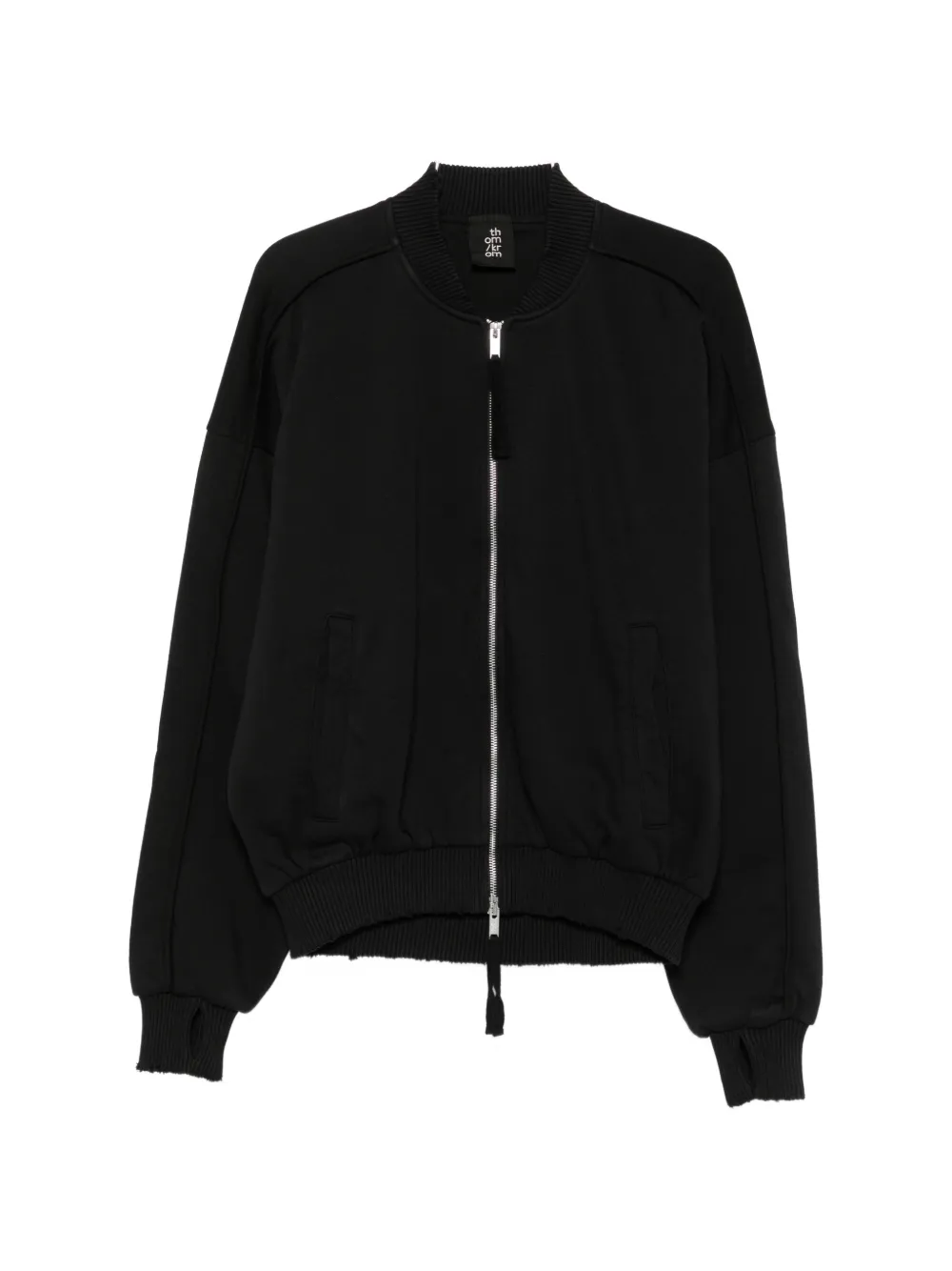 Thom Krom zip-up panelled jacket - Schwarz