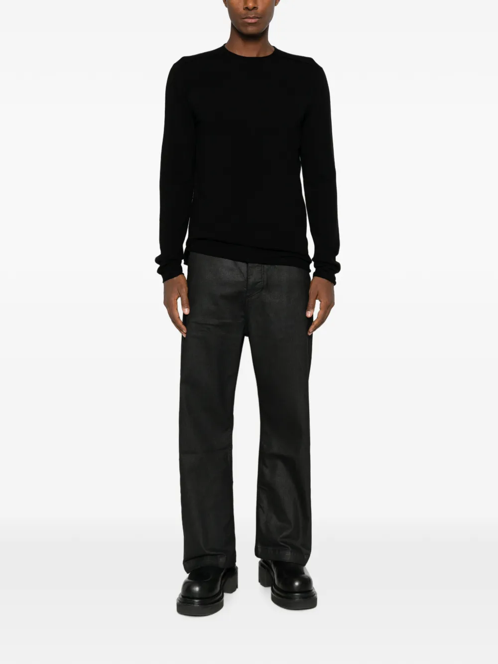Thom Krom Straight broek Zwart