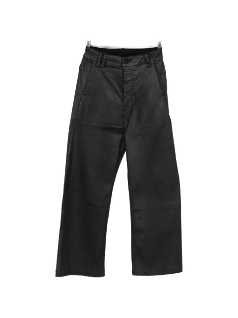 Thom Krom coated straight-leg trousers