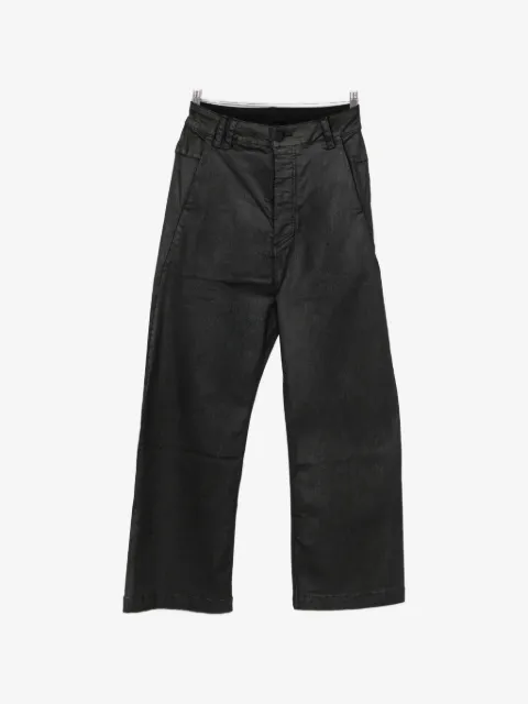 Thom Krom coated straight-leg trousers