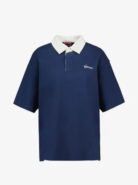 Kenzo Varsity logo-embroidered polo shirt