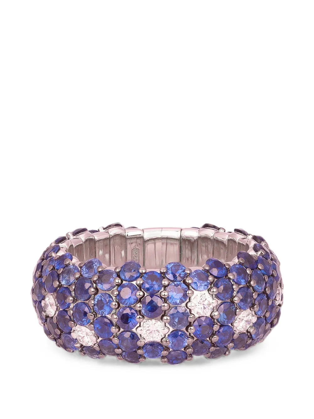 ZYDO sapphire and diamond ring - Silber