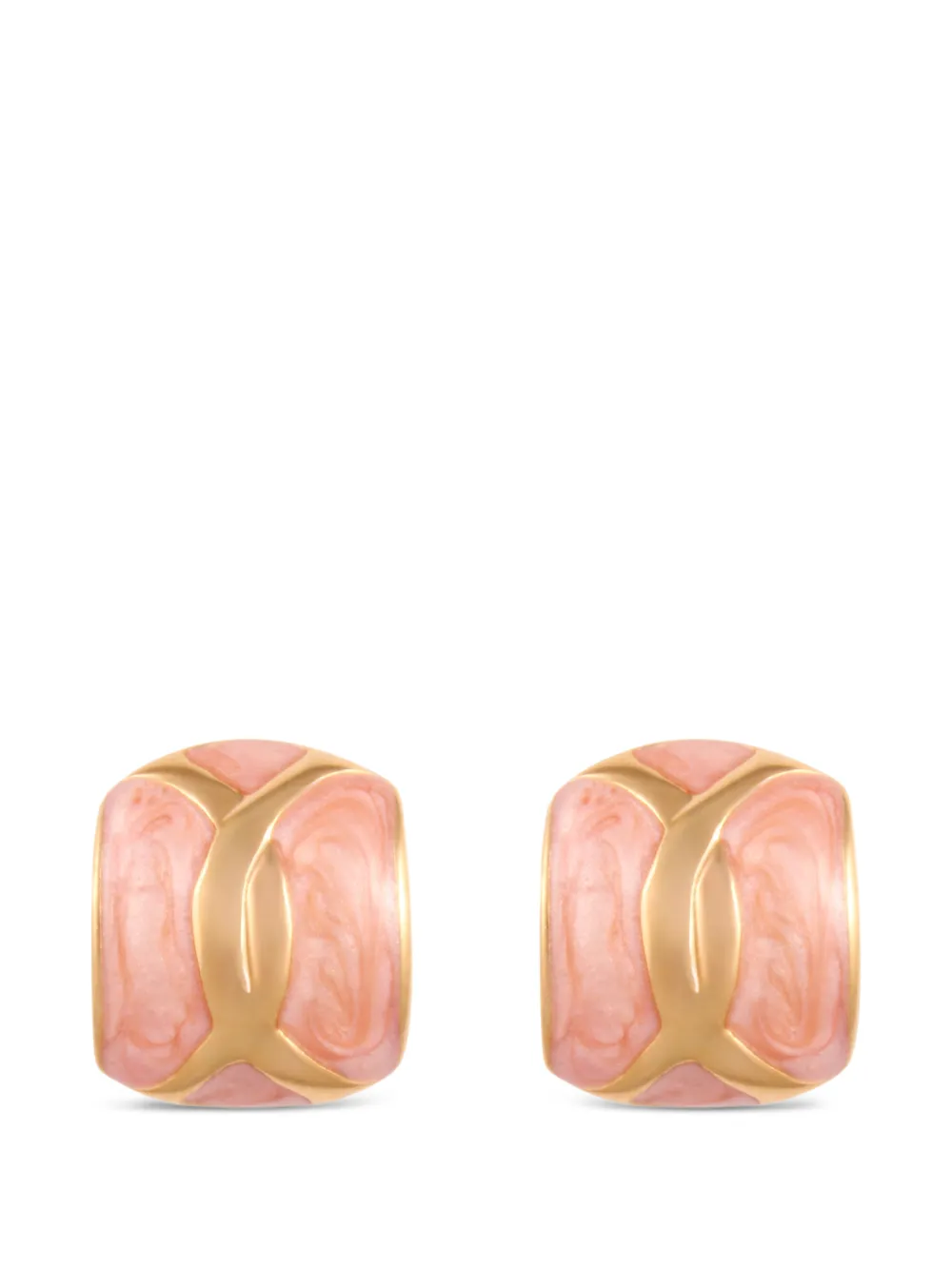 Susan Caplan Vintage 1990s Rediscovered Ohrringe - Rosa