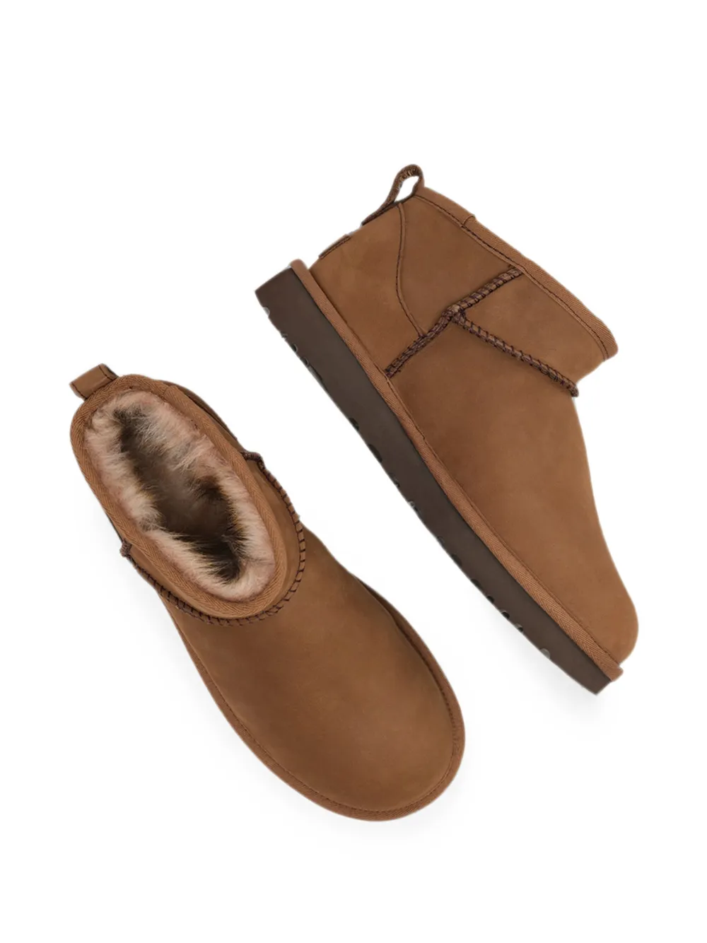 UGG Classic Ultra Mini nubuck ankle boots Bruin