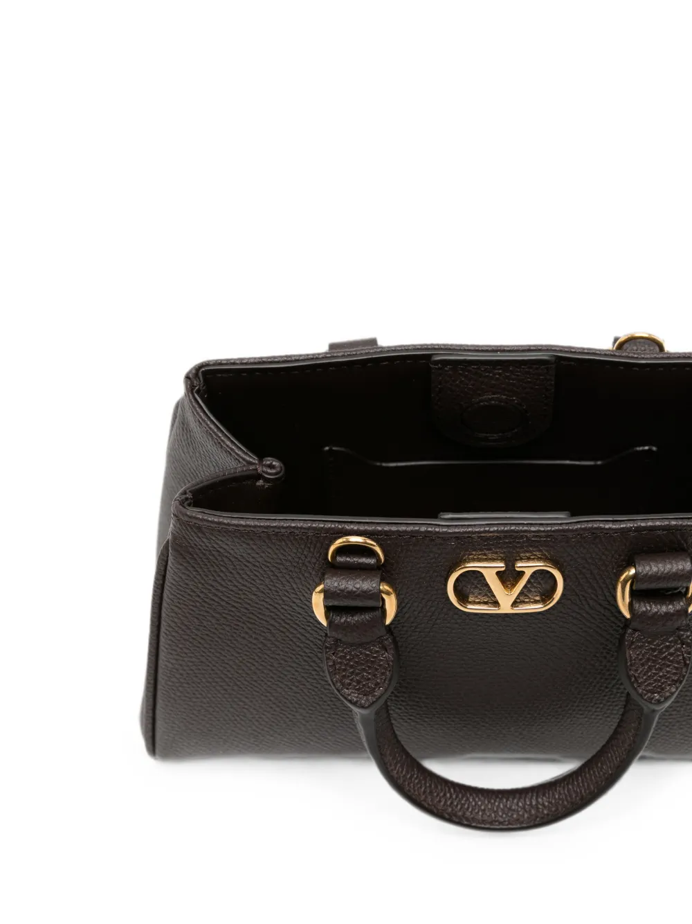 Valentino Garavani Leren shopper Bruin