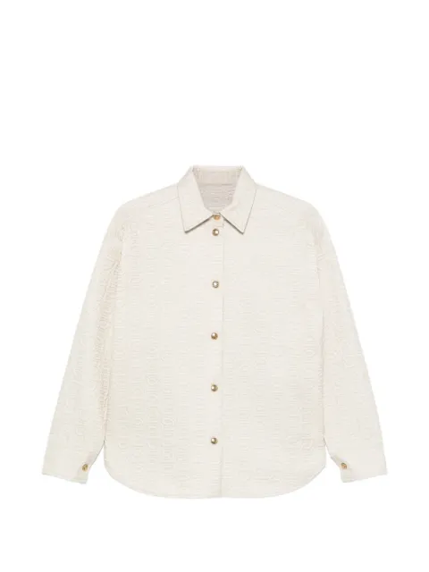 Moncler Chain quilted padded shirt jacket