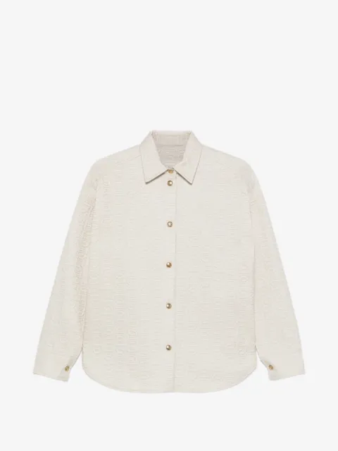Moncler Chain quilted padded shirt jacket