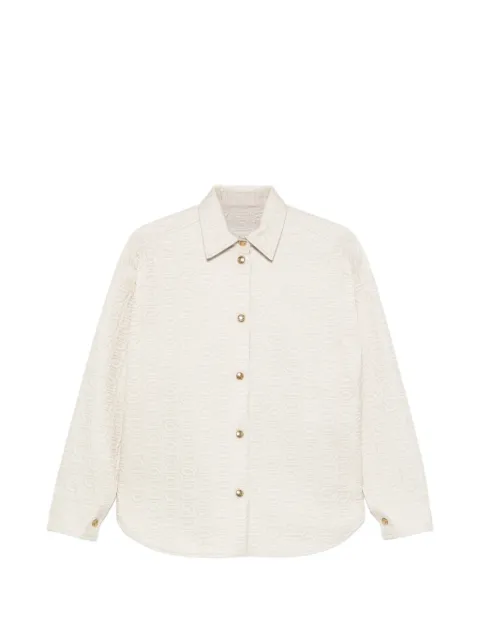 Moncler Chain quilted padded shirt jacket