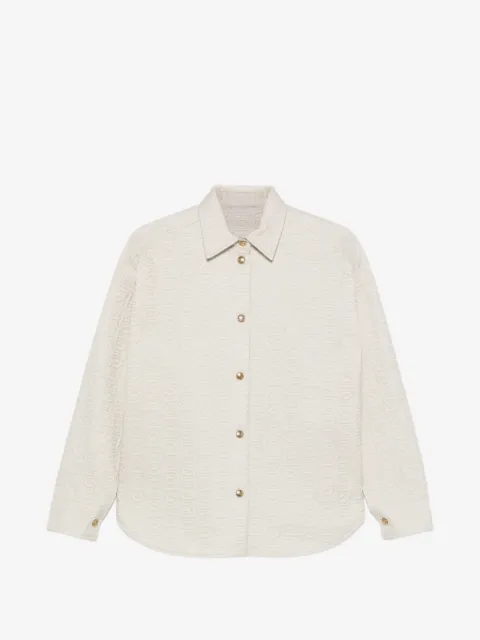 Moncler Chain quilted padded shirt jacket