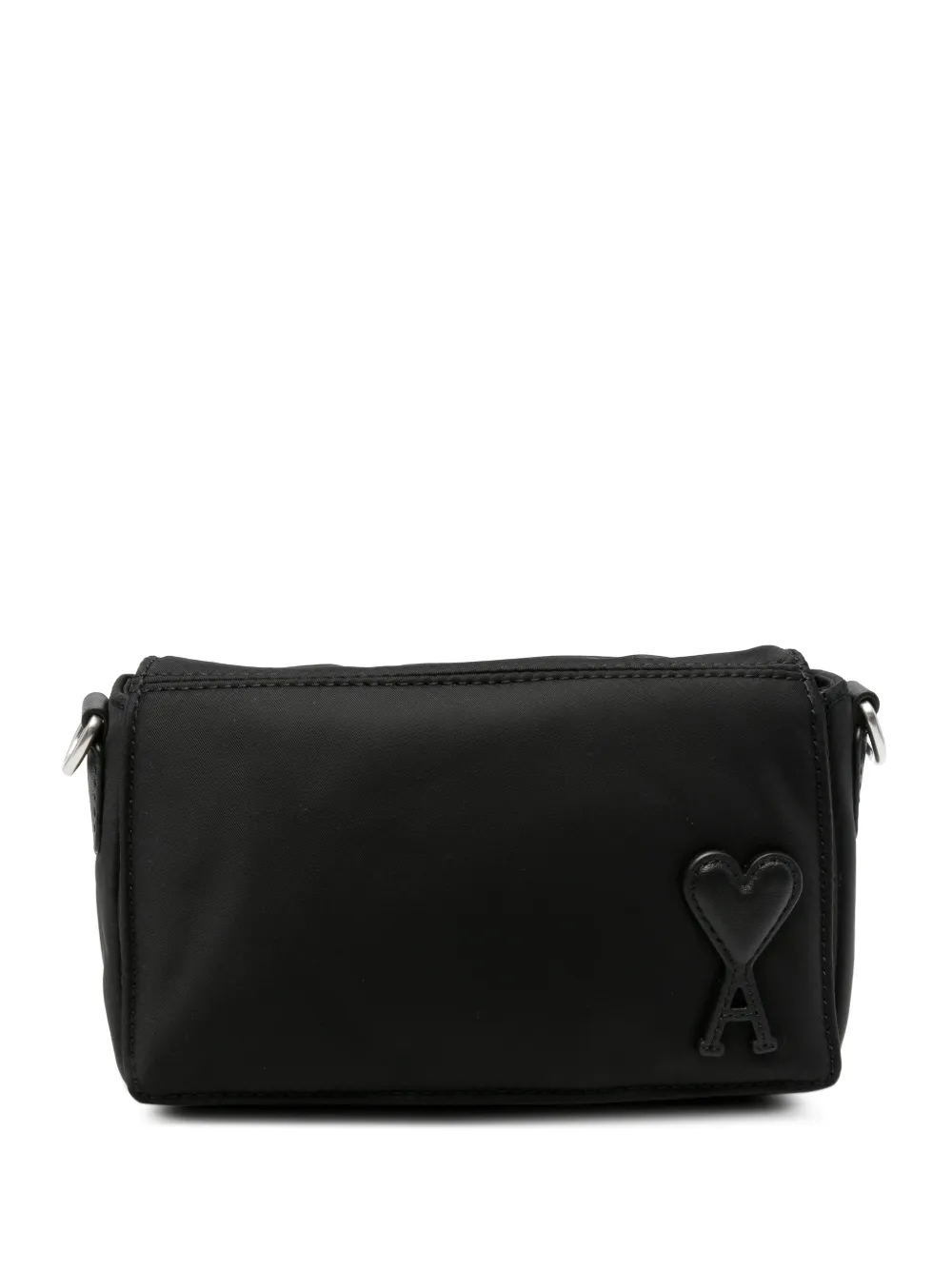 AMI Paris Borsa a spalla con applicazione logo - Nero