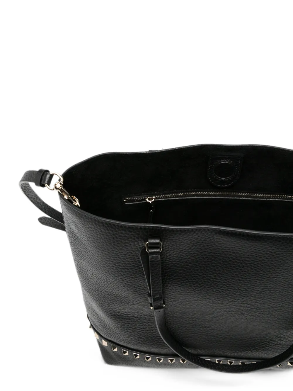 Valentino Garavani Rockstud bewerkte shopper Zwart
