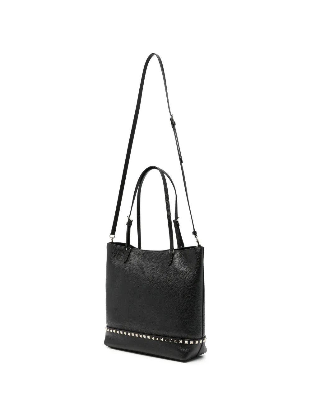 Valentino Garavani Rockstud bewerkte shopper Zwart