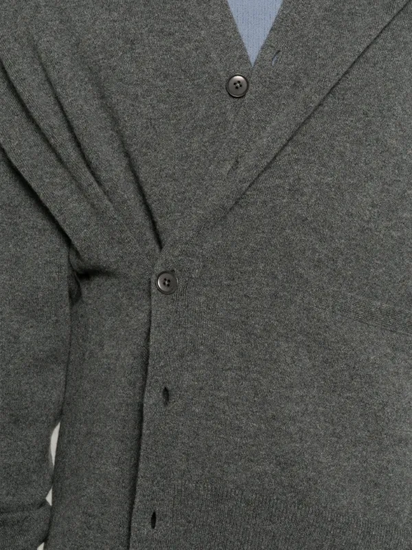 Extreme Cashmere Tokio V-neck Cardigan | Grey | FARFETCH SG