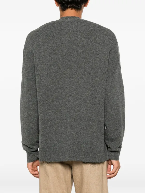 Extreme Cashmere Tokio V-neck Cardigan | Grey | FARFETCH SG