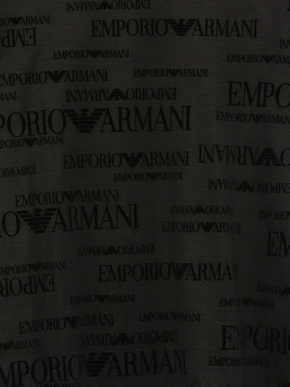 Emporio Armani T-shirt met logoprint Zwart