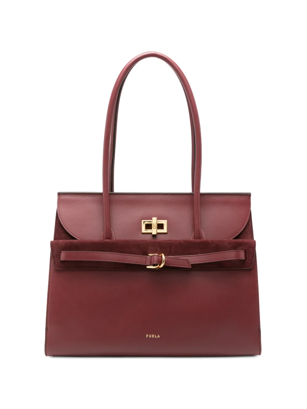 Furla Borsa tote con fibbia - Rosso