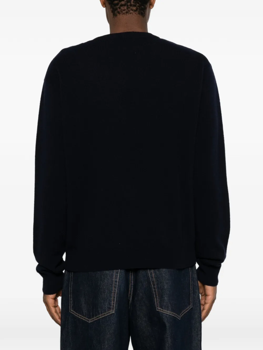 extreme cashmere Trui met V-hals Blauw