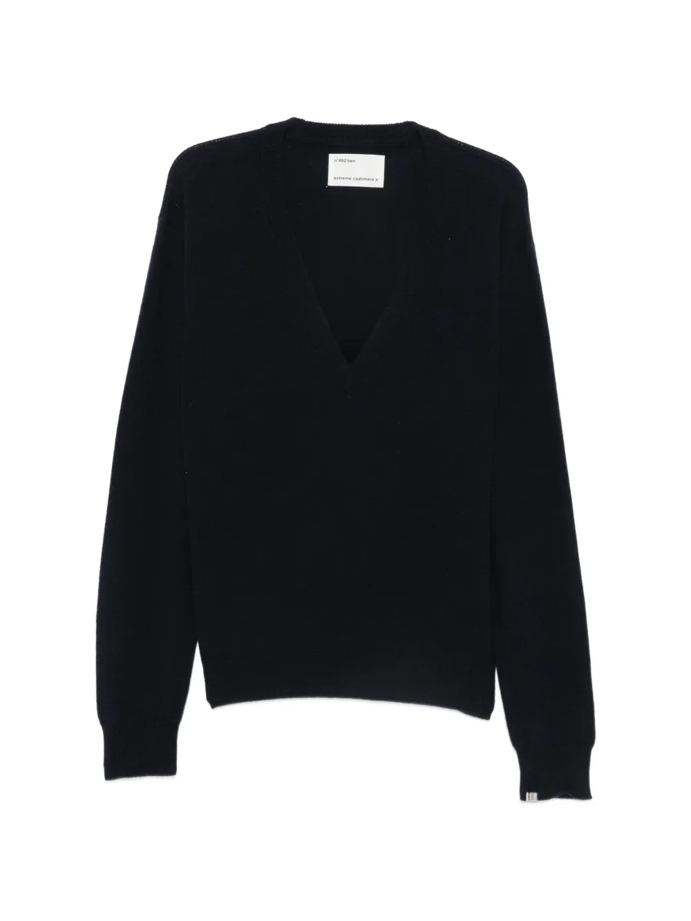 extreme cashmere V-neck cashmere sweater - Blau