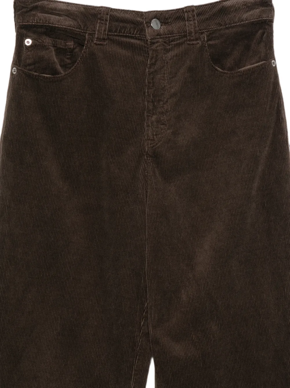 Emporio Armani Jeans met wijde pijpen Bruin
