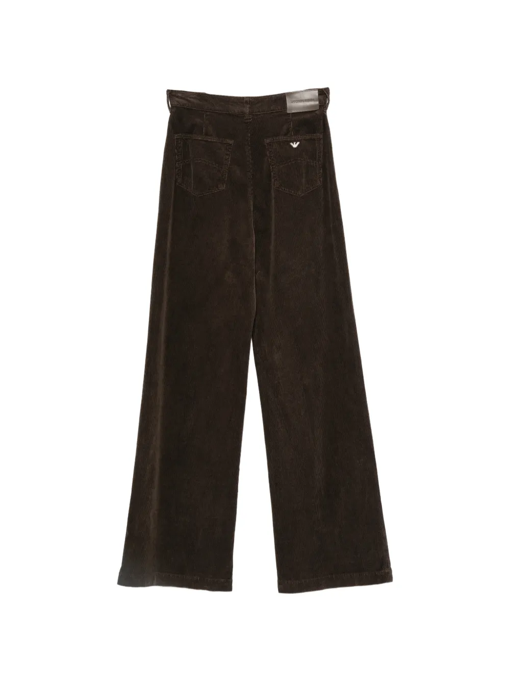 Emporio Armani Jeans met wijde pijpen Bruin