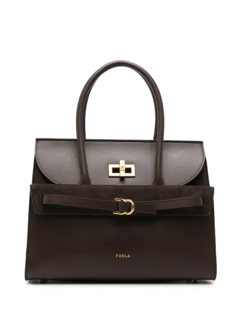 Furla buckle-detail tote bag