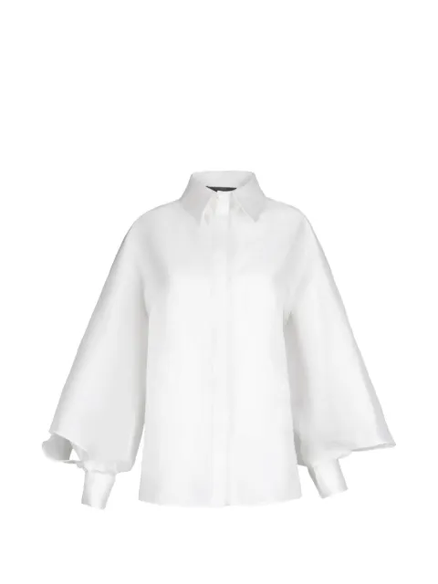 Gaby Charbachy  balloon-sleeve concealed-fastening shirt
