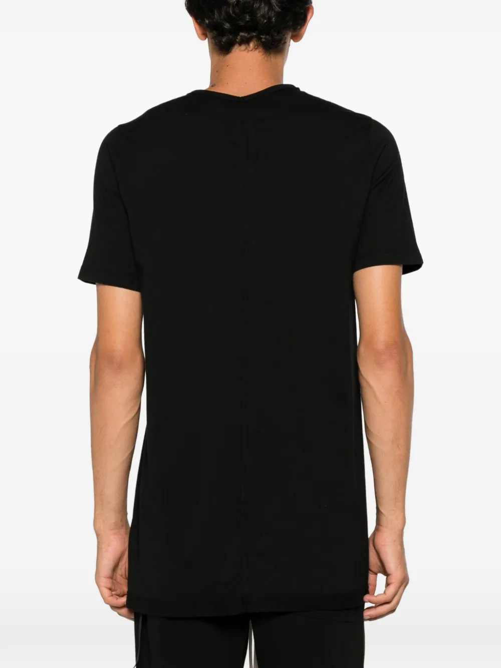 Rick Owens DRKSHDW T-shirt met afwerking Zwart