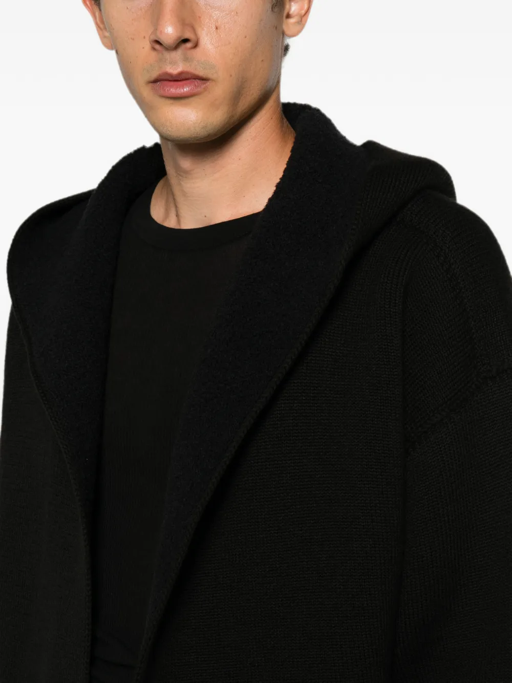 Rick Owens Jack met capuchon Zwart