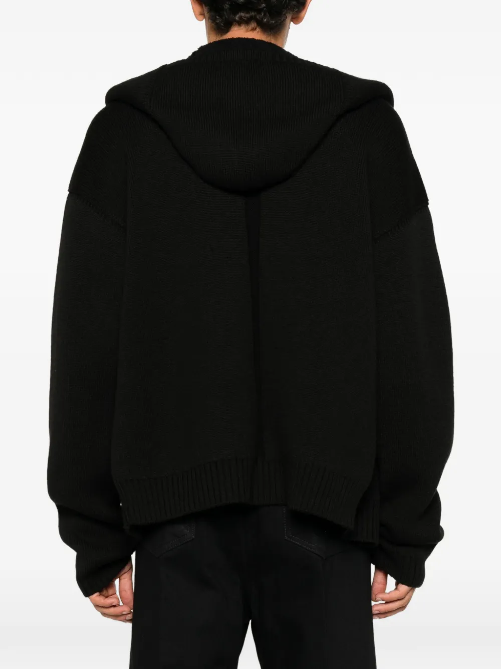 Rick Owens Jack met capuchon Zwart