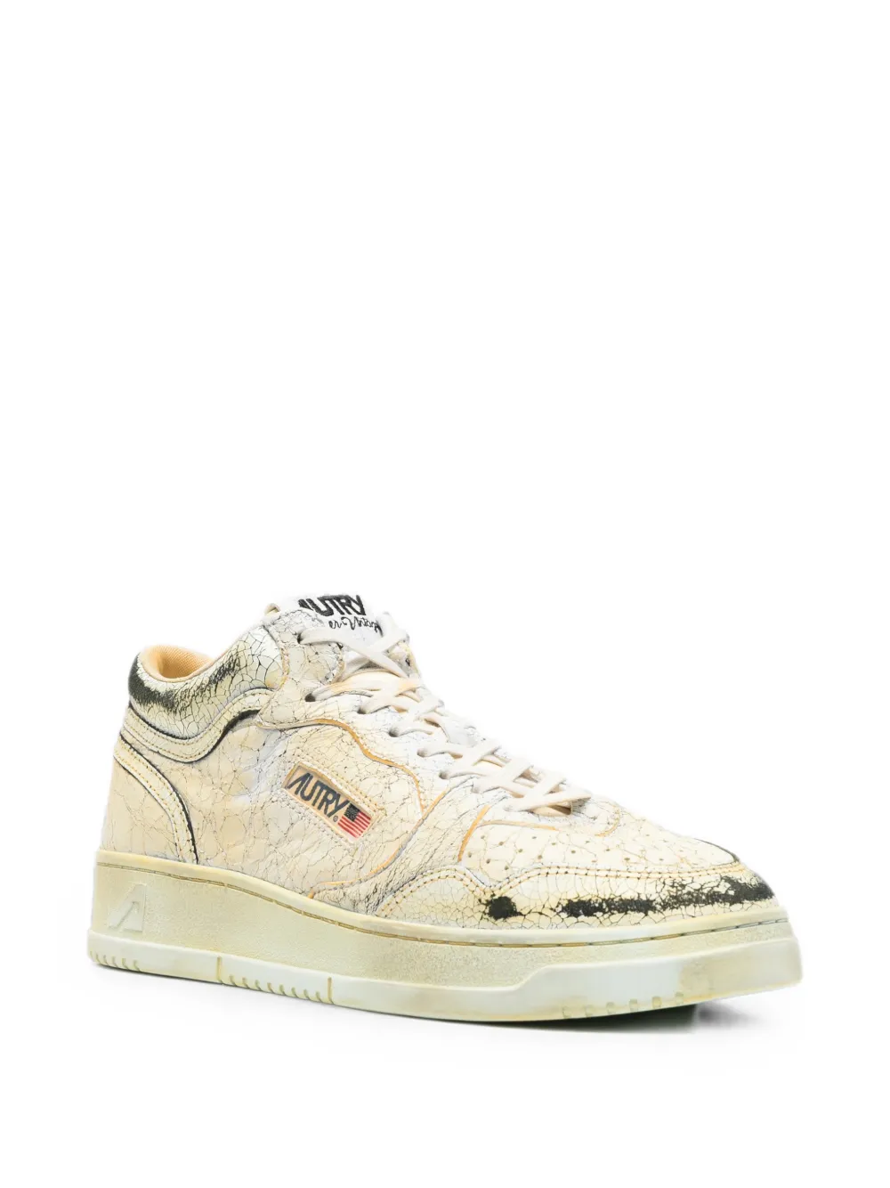 Autry leather sneakers Beige